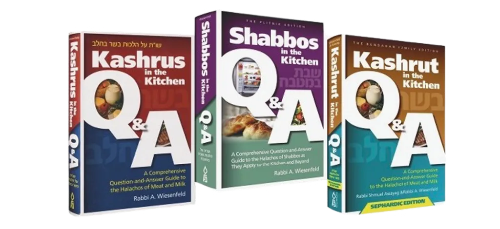 Shabbos and Kashrut in the kitchen - book images