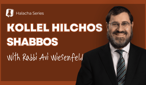 RAW YouTube Cover - Kollel Hilchos Shabbos